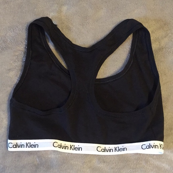 calvin klein sports bra and panty set